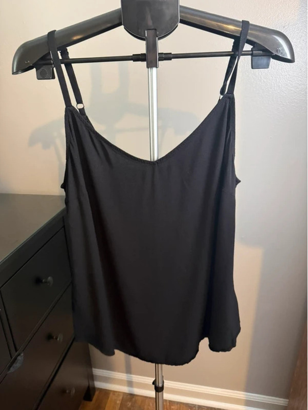 Torrid Black Adjustable Strap Cami Tank Top Size 1